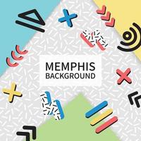 memphis abstract background art design vector