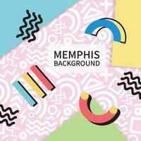 colorful memphis vector art abstract background design