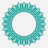 Decorative line art frame for design template. Elegant vector element Eastern style, place for text. Golden outline floral border. Lace illustration for invitations and greeting cards