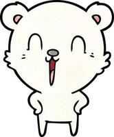 polar bear cartoon vector