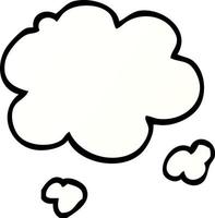 cartoon doodle cloud vector