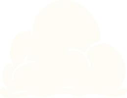 cartoon doodle fluffy white clouds vector