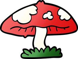 cartoon doodle mushroom vector