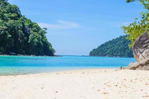 Beautiful tropical sea beach. Surin island national park Phang Nga Thailand photo