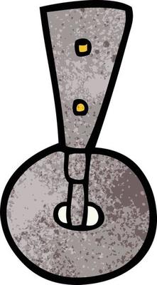cartoon doodle caster wheel