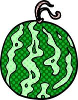 cartoon doodle melon vector