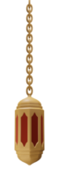 3D rendering arabic lantern png