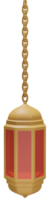 Lanterne arabe de rendu 3D png