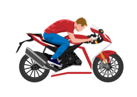 graphique dessin homme équitation moto illustration png
