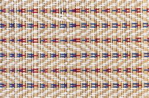 Texture colorful woven mat background photo