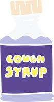 cartoon doodle cough syrup vector