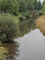 The city of Coesfeld at the river berkel in germany photo