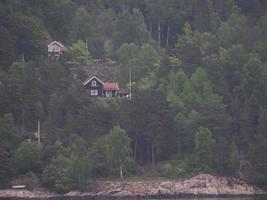 oslo y el fiordo de oslo en noruega foto