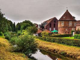 The city of Coesfeld at the river berkel in germany photo