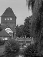 The city of Coesfeld at the river berkel in germany photo