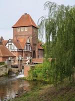 The city of Coesfeld at the river berkel in germany photo