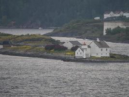 oslo y el fiordo de oslo en noruega foto