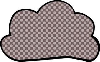 cartoon doodle weather cloud vector