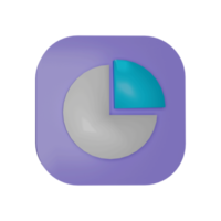 3d rendering of ui icon png