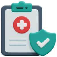 medical 3d render icon illustration png