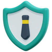 insurance 3d render icon illustration png