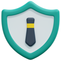 insurance 3d render icon illustration png