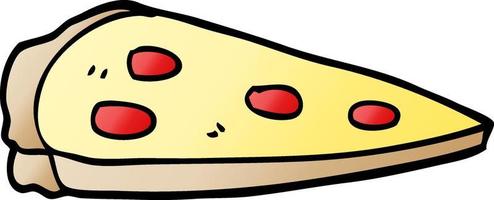 cartoon doodle pizza vector