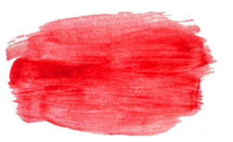 coup de pinceau rouge coupé png