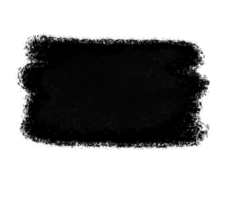 éclaboussure de peinture noire transparente png