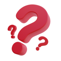 3d question mark png