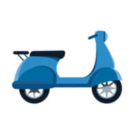 dessin animé de moto simple png