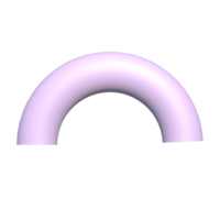 ícone 3d geométrico de arco png