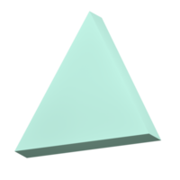 triangel- geometrisk 3d ikon png