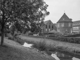 The city of Coesfeld at the river berkel in germany photo