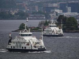 the oslo fjord in norway photo