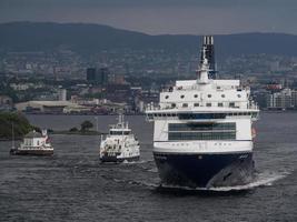 the oslo fjord in norway photo