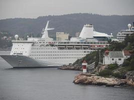 la ciudad de kristiansand en noruega foto