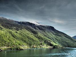 Cruising in the fjords of norway photo