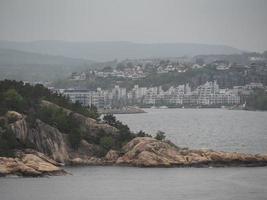 la ciudad de kristiansand en noruega foto