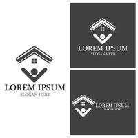 Property and Construction Logo design vector