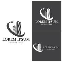 Property and Construction Logo design vector