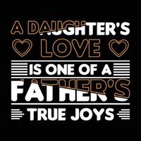 Father's day t-shirt design vector