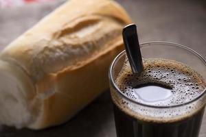 coffee and bread photo