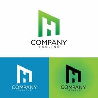 mh logo design and premium vector templates