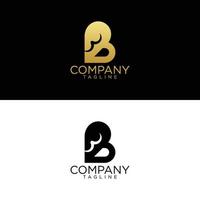 b logo design and premium vector templates