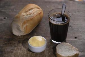 coffee and bread photo