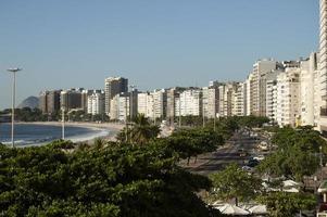 Copacabana waterfront view in Rio de Janeiro during the day photo