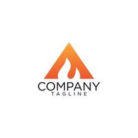 a fire logo design and premium vector templates