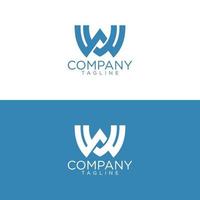 wv logo design and premium vector templates