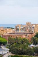 plaza de toros en malaga, españa foto